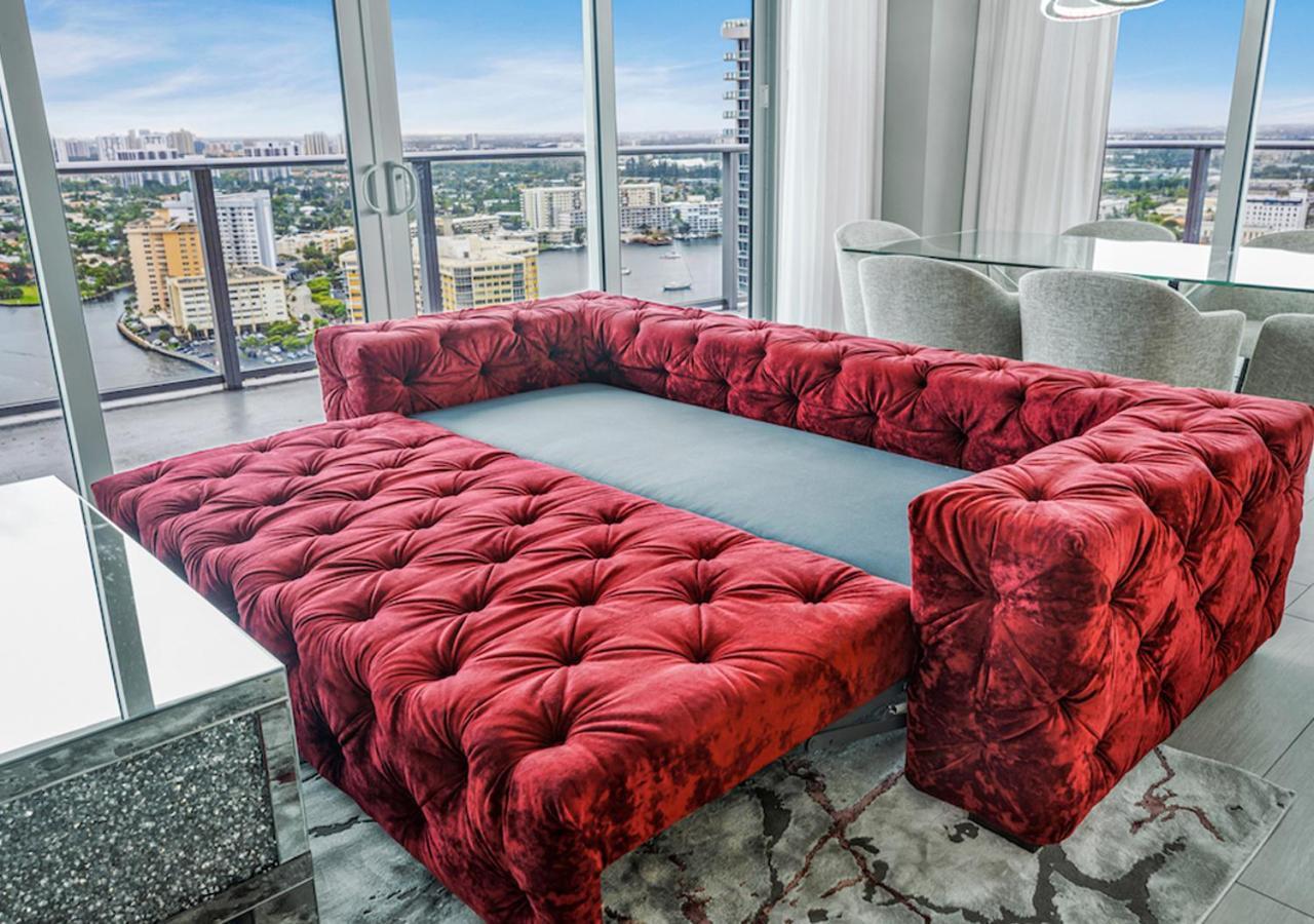 Hyde Beach House Three-Bedroom, Waterfront, Ocean And Intercostal View, Rooftop Pool, 5 Min Walk To Beach Hollywood Eksteriør billede
