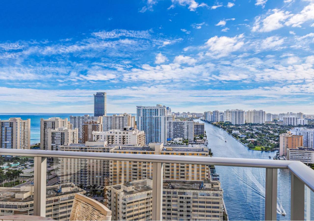 Hyde Beach House Three-Bedroom, Waterfront, Ocean And Intercostal View, Rooftop Pool, 5 Min Walk To Beach Hollywood Eksteriør billede